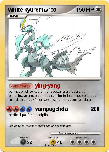 Pokemon White kyurem