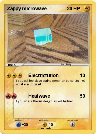 Pokemon Zappy microwave