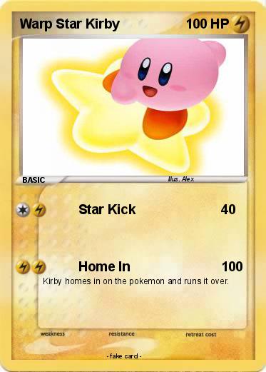 Pokemon Warp Star Kirby