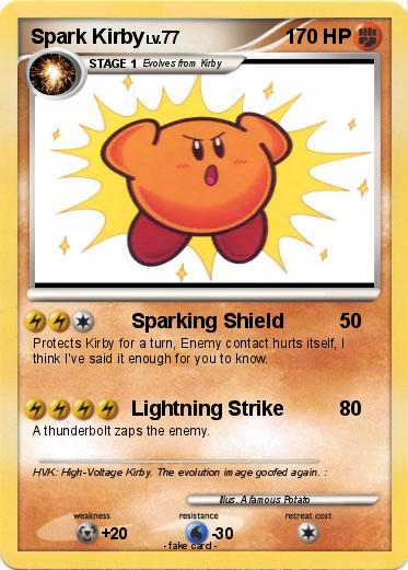 Pokemon Spark Kirby