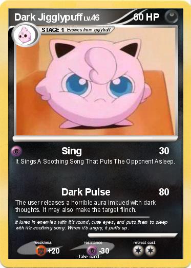 Pokemon Dark Jigglypuff