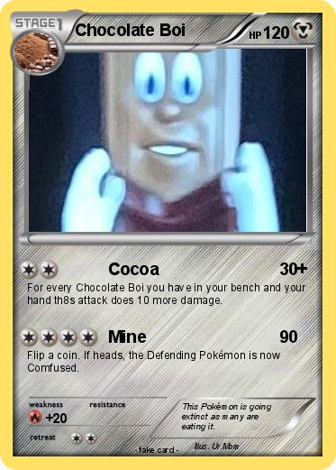 Pokemon Chocolate Boi