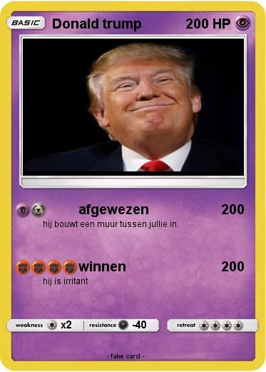 Pokemon Donald trump