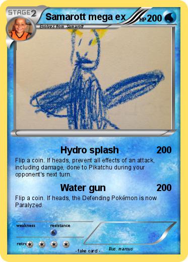 Pokemon Samarott mega ex