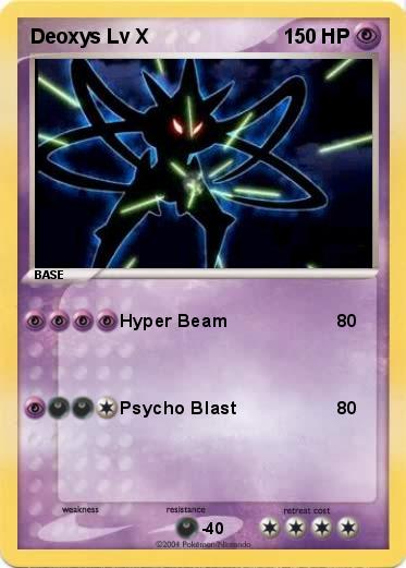 Pokemon Deoxys Lv X