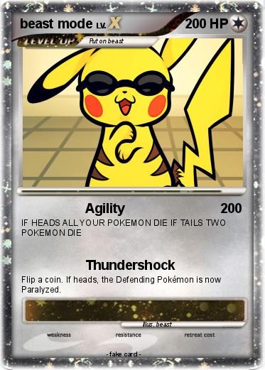 Pokemon beast mode