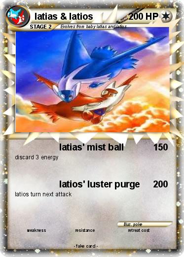 Pokemon latias & latios