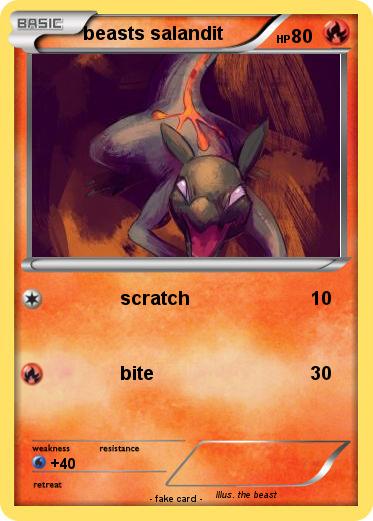 Pokemon beasts salandit