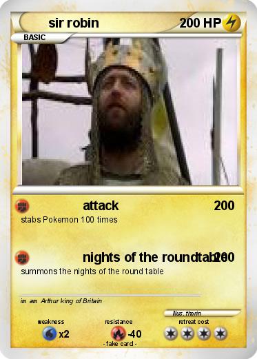 Pokemon sir robin