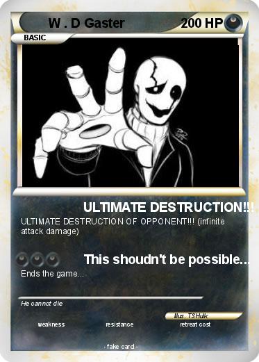 Pokemon W . D Gaster