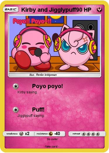Pokemon Kirby and Jigglypuff