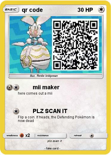 Pokemon qr code