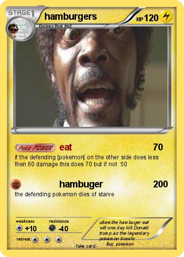 Pokemon hamburgers