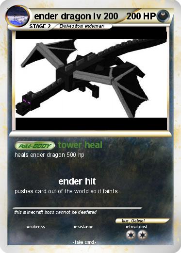 Pokemon ender dragon lv 200