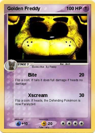 Pokemon Golden Freddy