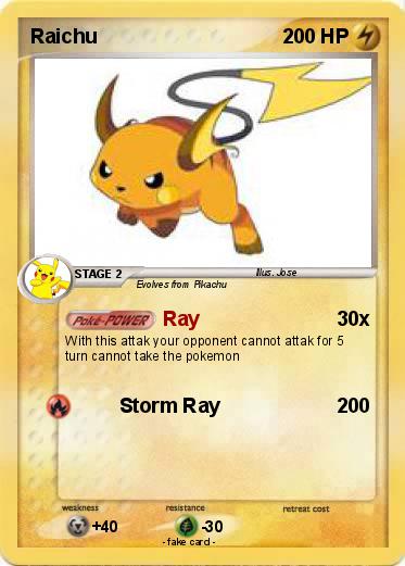 Pokemon Raichu