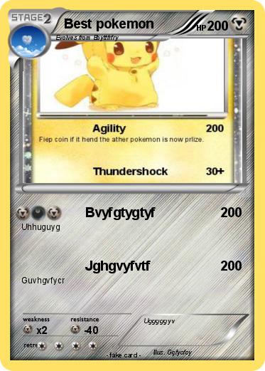 Pokemon Best pokemon