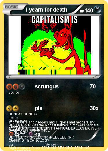 Pokemon i yearn for death