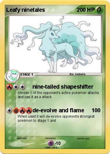 Pokemon Leafy ninetales