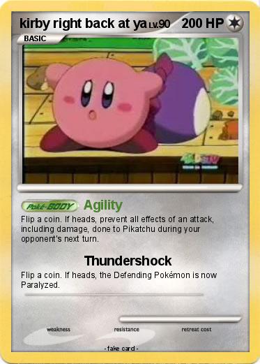 Pokemon kirby right back at ya