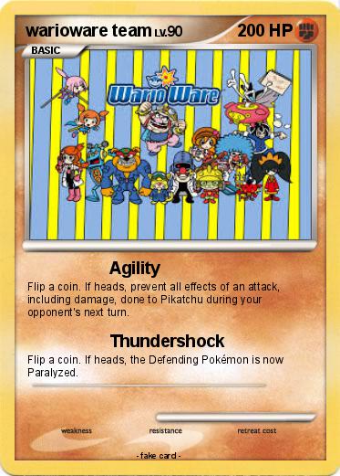 Pokemon warioware team