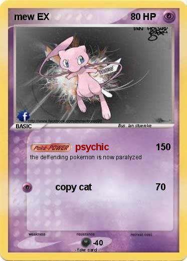Pokemon mew EX
