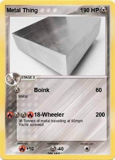 Pokemon Metal Thing