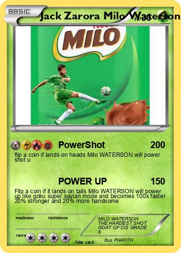 Pokemon Jack Zarora Milo Waterson