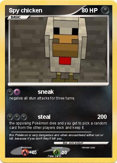 Pokemon Spy chicken