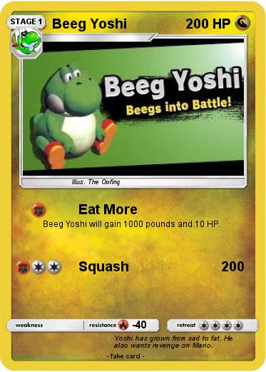 Pokemon Beeg Yoshi