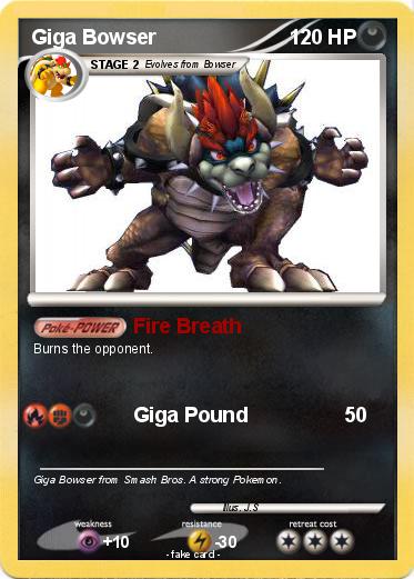 Pokemon Giga Bowser