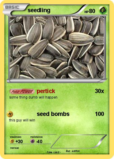Pokemon seedling