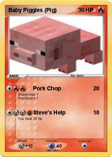 Pokemon Baby Piggles (Pig)