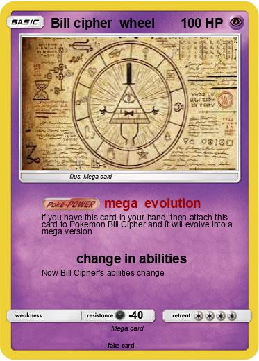 Pokemon Bill cipher  wheel