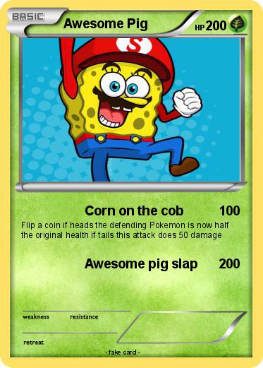 Pokemon Awesome Pig