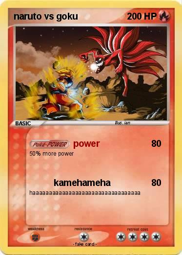 Pokemon naruto vs goku
