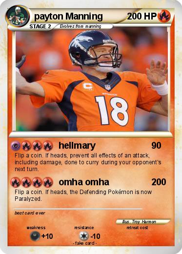 Pokemon payton Manning