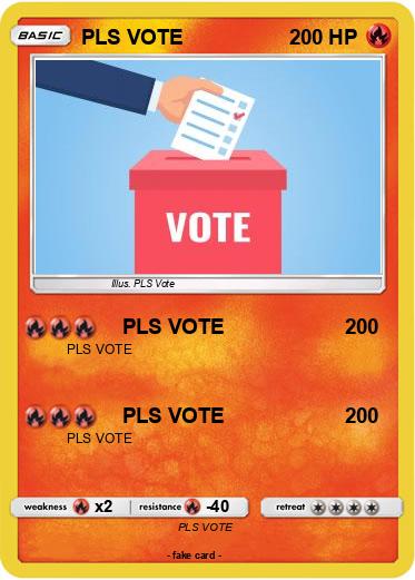Pokemon PLS VOTE