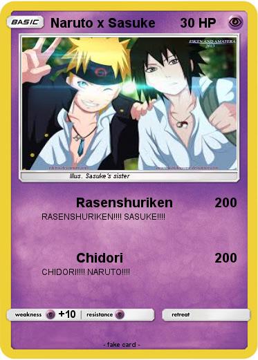 Pokemon Naruto x Sasuke