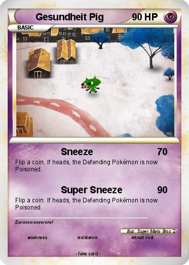 Pokemon Gesundheit Pig