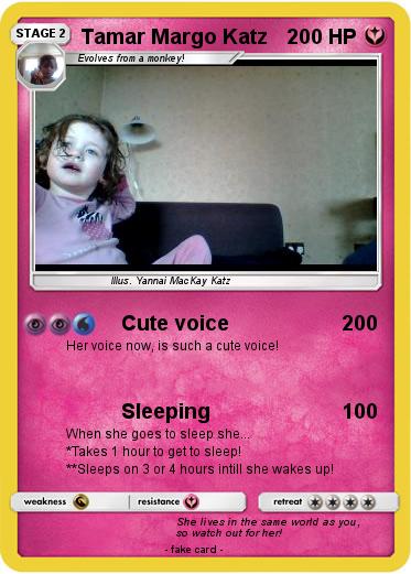 Pokemon Tamar Margo Katz