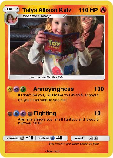 Pokemon Talya Allison Katz