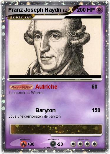 Pokemon Franz Joseph Haydn