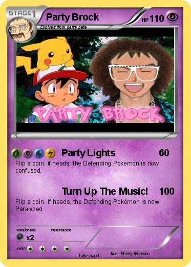 Pokemon Party Brock