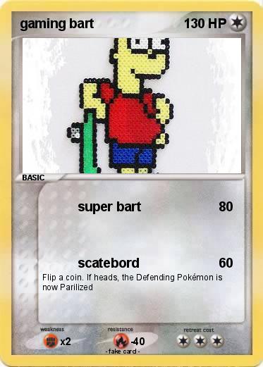 Pokemon gaming bart