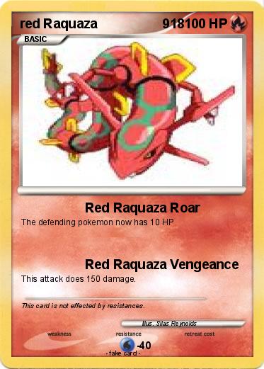 Pokemon red Raquaza                  918