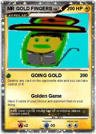 Pokemon MR GOLD FINGERS