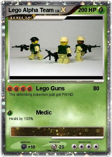 Pokemon Lego Alpha Team