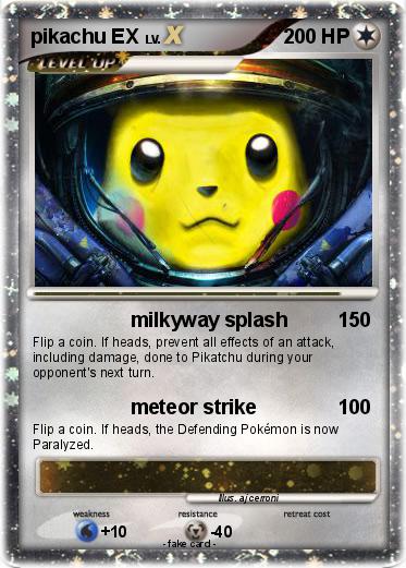 Pokemon pikachu EX