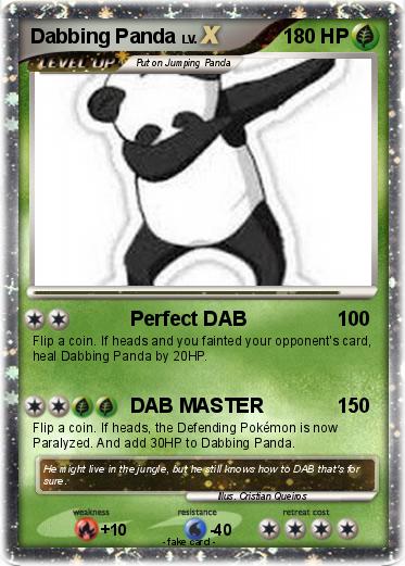 Pokemon Dabbing Panda